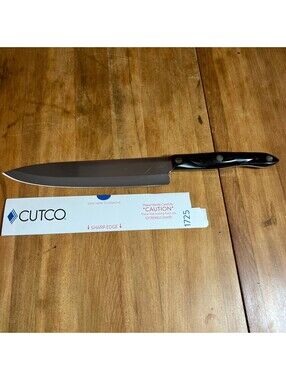 Cutco 9 1/4" Large French Chef Knife #1725 FRESHLY SERVICED BY CUTCO SERVICE